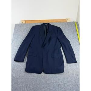 Burberry's Mens Navy Suit Blazer Jacket 22x33